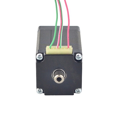 Motore ad albero cavo Nema 11A doppio albero bipolare 7,5Ncm(10,6oz.in) 1,0A 28x28x44 mm