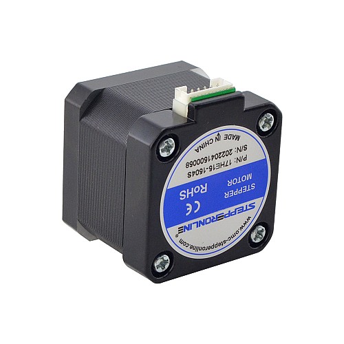 5 Stück E Serie Nema 17 Bipolar 42Ncm(59,49 oz. in) 1,5A 42x42x38mm 4 Drähte 1 m Kabel und Stecker