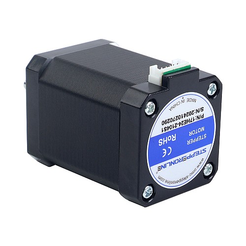 Motore passo-passo Nema 17 serie E 1.8deg 60Ncm(84.97oz.in) 2.1A 42x42x60mm 4 fili
