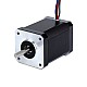 Motore passo-passo Nema 17 serie E 1.8deg 60Ncm(84.97oz.in) 2.1A 42x42x60mm 4 fili