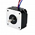 Nema 17 Bipolare 0.9deg 11Ncm (15.58oz.in) 1.2A 42x42x22mm 4 Fili