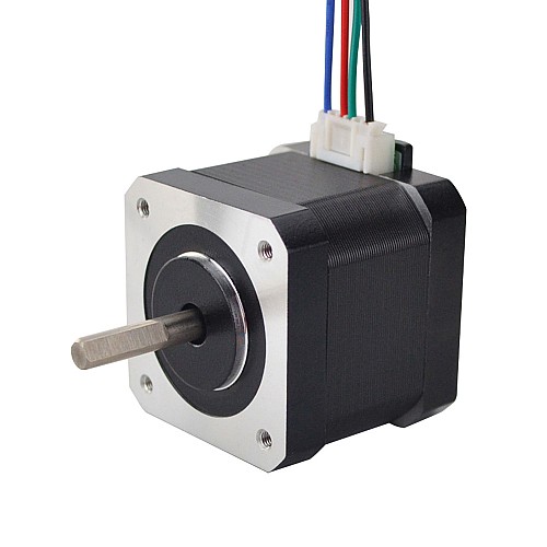 Nema 17 Bipolaire 45Ncm(63.74oz.in) 1.5A 42x42x39mm 4 Fils avec Connecteur Pin 1m