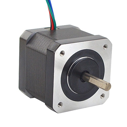 Nema 17 Bipolar 45Ncm(63.74oz.in) 1.5A 42x42x39mm 4 Wires w/ 1m Cable & Connector - 17HS15-1504S1 | StepperOnline
