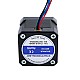Nema 17 Bipolar 45Ncm(63.74oz.in) 1.5A 42x42x39mm 4 Wires w/ 1m Cable & Connector - 17HS15-1504S1 | StepperOnline