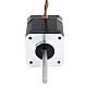 4pcs Nema 17 Hochtemperatur-Schrittmotor 55Ncm (77,93oz.in) 55mm Rundwelle, Isolationsklasse H 180°C - 4-17HS19-2504S-H-V1 | StepperOnline