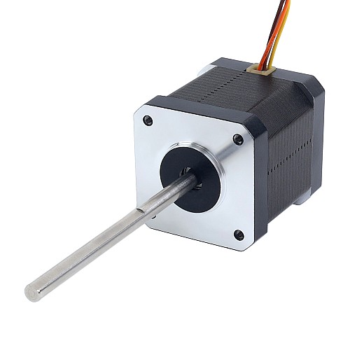 Nema 17 Hochtemperatur-Schrittmotor 55Ncm(77,93oz.in) 80mm Φ5mm D-förmige Welle Isolationsklasse H 180C - 17HS19-2504S-H-V5 | StepperOnline