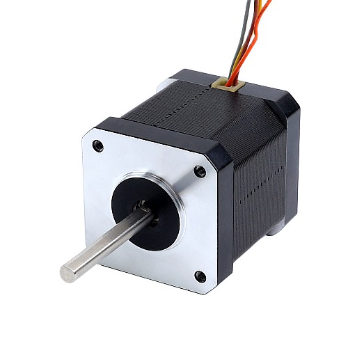 Nema 17 High Temp Stepper Motor 55Ncm(77.93oz.in) 38mm Φ5mm D-cut Shaft Insulation Class H 180C & JST-XH Connector - 17HS19-2504S-H-V6 | StepperOnline