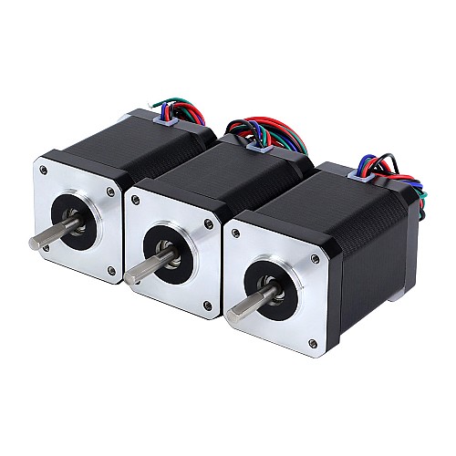 3Stück E Serie Nema 17 Schrittmotor 1,8 Grad 60Ncm(84.97oz.in) 2,1A 42x42x60mm 4 Drähte