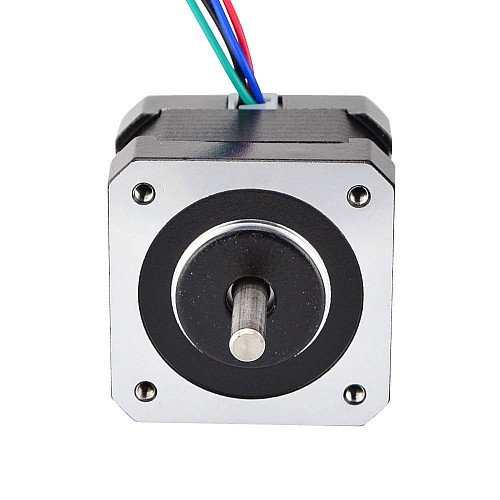 Dual Shaft Nema 17 Bipolare 1.8deg 22Ncm(31.15oz.in) 1.33A 42x33mm 4 fili