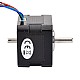 Dual Shaft Nema 17 Bipolar 1.8deg 26Ncm (36.8oz.in) 0.4A 12V 42x34mm 4 Wires