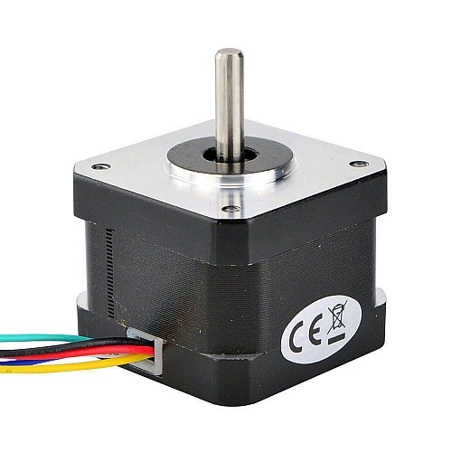 Nema 17 Unipolare 0.9deg 16Ncm(22.66oz.in) 0.3A 42x42x34mm 6 Fili