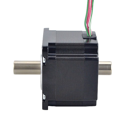 Doppelwelle Nema 23 Hohlwelle Schrittmotor Bipolar 0.78Nm(110.5oz.in) 2.0A 57x57x45mm