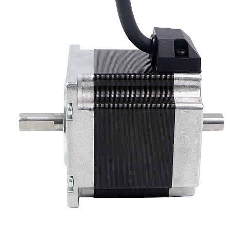 Doppio Albero Nema 23 Bipolare 1.2Nm(169.9oz.in) 2.8A 57x57x56mm 4 fili