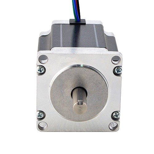 Nema 23 Stepper Motor 1.85Nm(256.9oz.in) with 9mm Shaft for NmRV30 Worm Gear Speed Reducer