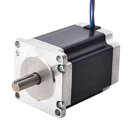 Motore Nema 23 1,85Nm(256,9oz.in) con albero da 9 mm per riduttoreA ingranaggiA vite senza