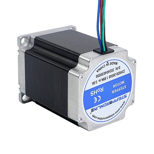 Nema 23 Bipolar 1.8deg 1.89Nm(267.65oz.in) 3A 57x57x76mm 4 Wires