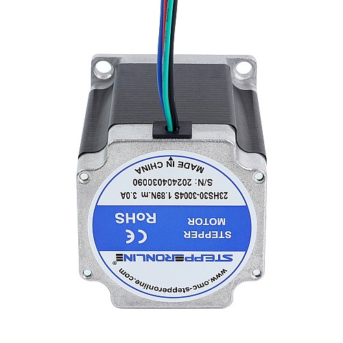 Nema 23 Bipolar 1.8deg 1.89Nm(267.65oz.in) 3A 57x57x76mm 4 Wires