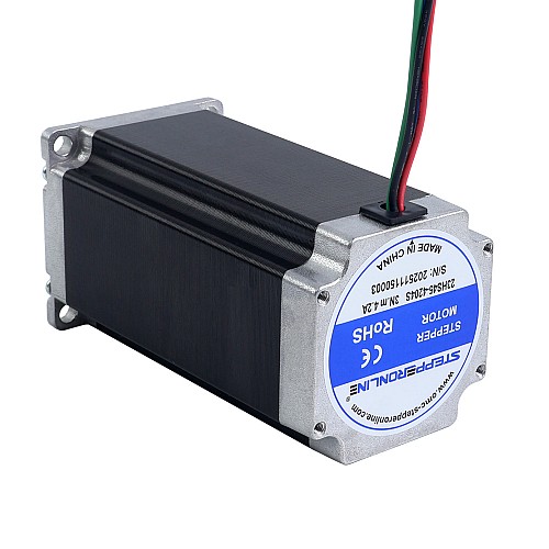 Nema 23 Bipolar 3Nm(425oz.in) 4.2A 57x57x113mm 4 Wires Stepper Motor CNC - 23HS45-4204S | StepperOnline