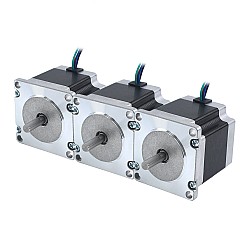 3pcs E Series Nema 23 Motore passo-passo bipolare 1.8deg 1,24Nm(175,6oz.in) 2,8A 57x57x54mm 4 Fili