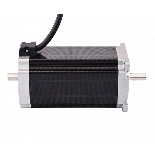 Doppio Albero Nema 23 Bipolare 2.8Nm(396.51oz.in) 4.2A 57x57x114mm 4 fili