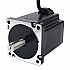 Keyway Biaxial Nema 34 Moteur pas à pas 6,8Nm(962,96oz.in) 86x86x98mm 4 Fils