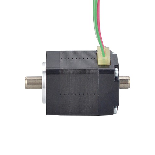Doppelwelle Nema 8 Hohlwellen Schrittmotor Bipolar 1,5Ncm(2,12oz.in) 0,49A 20x20x27 mm