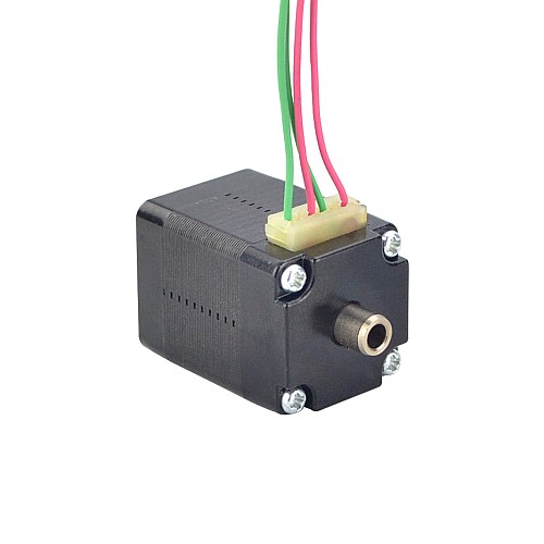 Doppelwelle Nema 8 Hohlwellen Schrittmotor Bipolar 1,5Ncm(2,12oz.in) 0,49A 20x20x27 mm