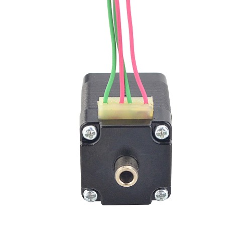 Doppelwelle Nema 8 Hohlwellen Schrittmotor Bipolar 1,5Ncm(2,12oz.in) 0,49A 20x20x27 mm