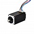 Doppelwelle Nema 8 Bipolar 4Ncm(5,7oz.in) 0,6A 20x20x38mm 4 Drähte