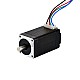 Doppelwelle Nema 8 Bipolar 4Ncm(5.7oz.in) 0.6A 20x20x38mm 4 Drähte
