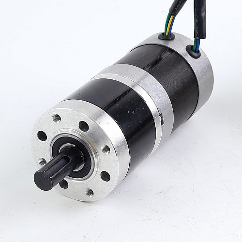 Gebraucht - CN- Lagerbestand - 24V 101W runder BLDC-Getriebemotor 6,90Nm(977,12oz.in) 27:1 rundes Planetengetriebe - 57BYA74-24-01-PG27-USED | StepperOnline