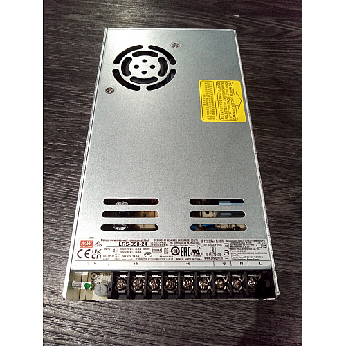 Usato – Scorte Germania – LRS-350-24 MEANWELL 350W 24VDC 14.6A 115/230VAC Alimentatore switching chiuso - LRS-350-24-USED | StepperOnline
