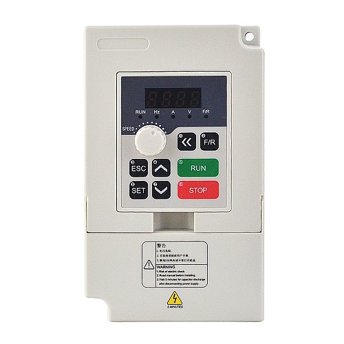 STEPPERONLINE CNC VFD 0.75KW 1HP 7.0A 110V Variable Frequency Drive Motor Inverter for Spindle Motor Speed Control