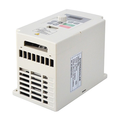 STEPPERONLINE CNC VFD 0.75KW 1HP 7.0A 110V Variable Frequency Drive Motor Inverter for Spindle Motor Speed Control